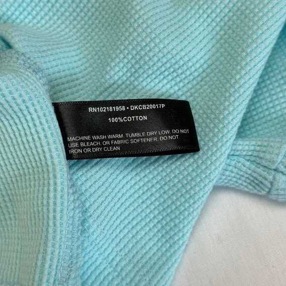 Dolls Kill x Care Bears Blue Cropped Waffle Knit Long Sleeve Top Size 1X Thermal - Picture 8 of 8